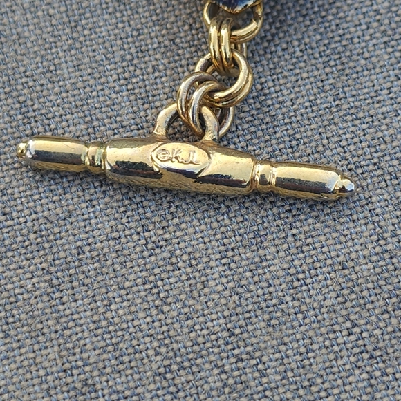 Kenneth j Lane Vintage Enameled Floral Flowers bracelet designer crystal… - Picture 9 of 16